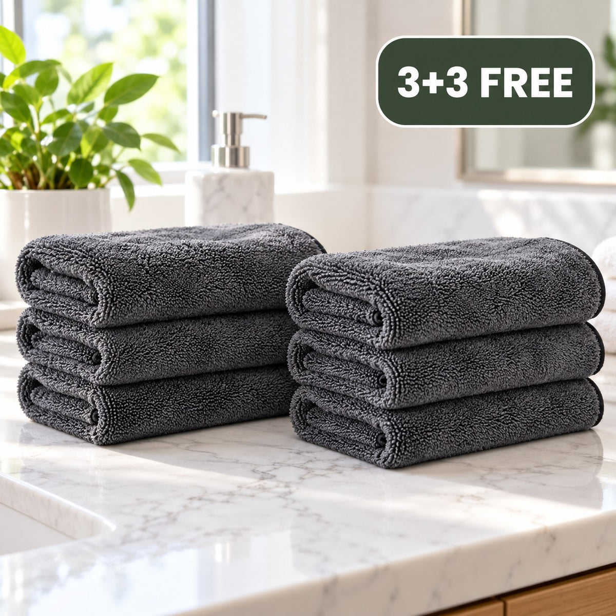 QuokkaCloth Duo Set 3+3 free – six XXL cloths