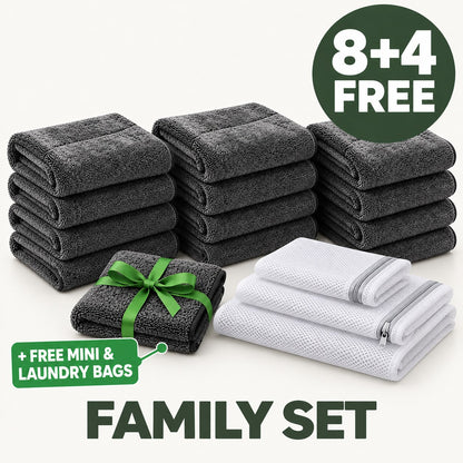 Family Set – 8+4 FREE with free MINI and laundry bags